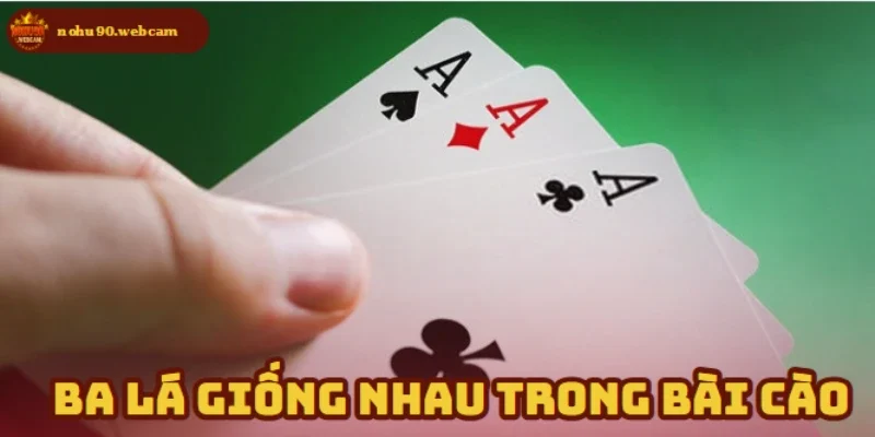 Bài Cào – Hướng dẫn cách chơi đơn giản cho người mới thử 3 Tỷ lệ xuất hiện bộ ba đồng số trong Bài Cào